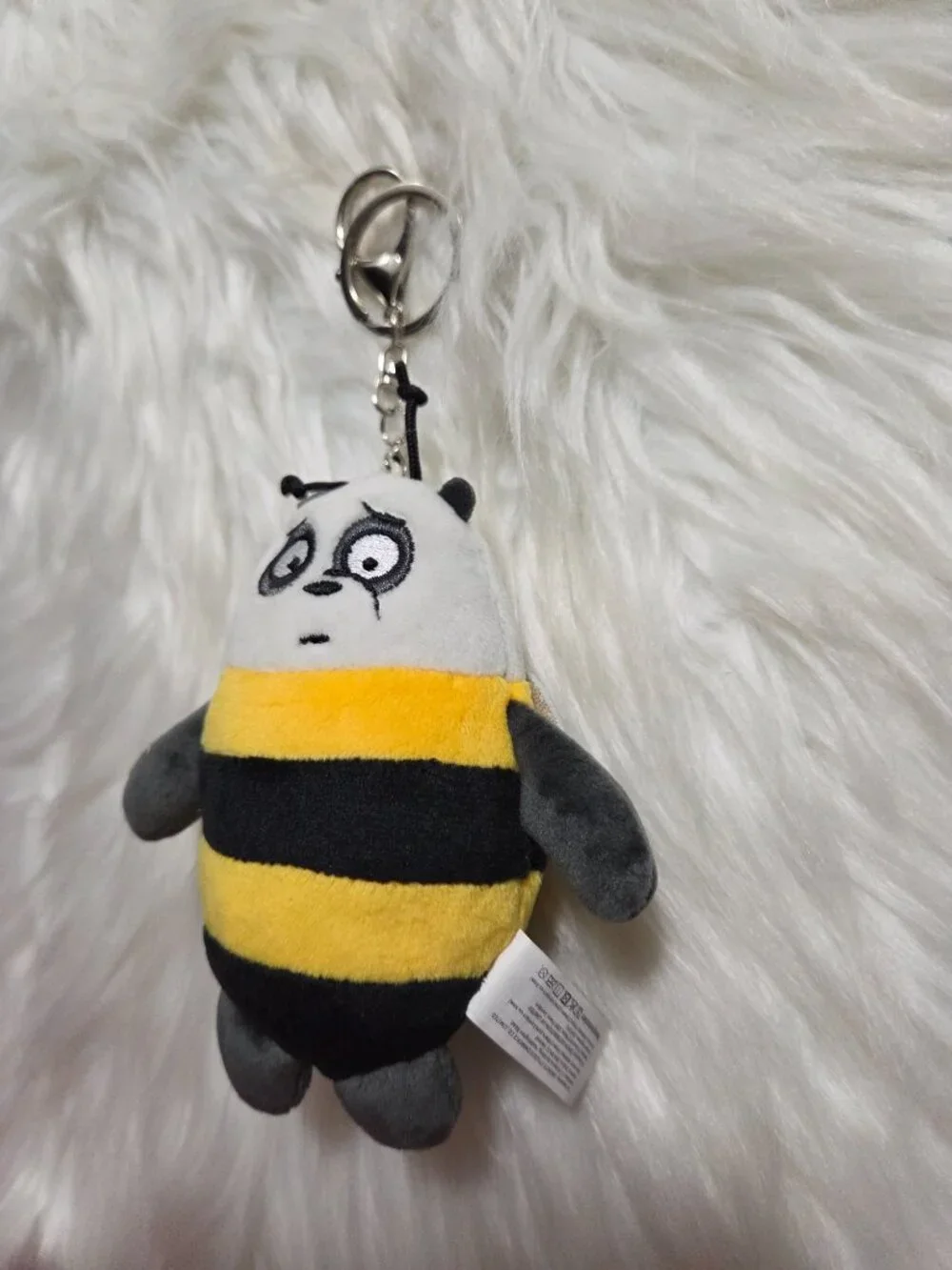 We Bare Bears Panda Bee Keychain